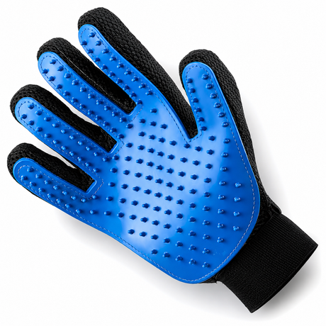 Cepillo Guantes Azul Fondo blanco | Disparo.cl