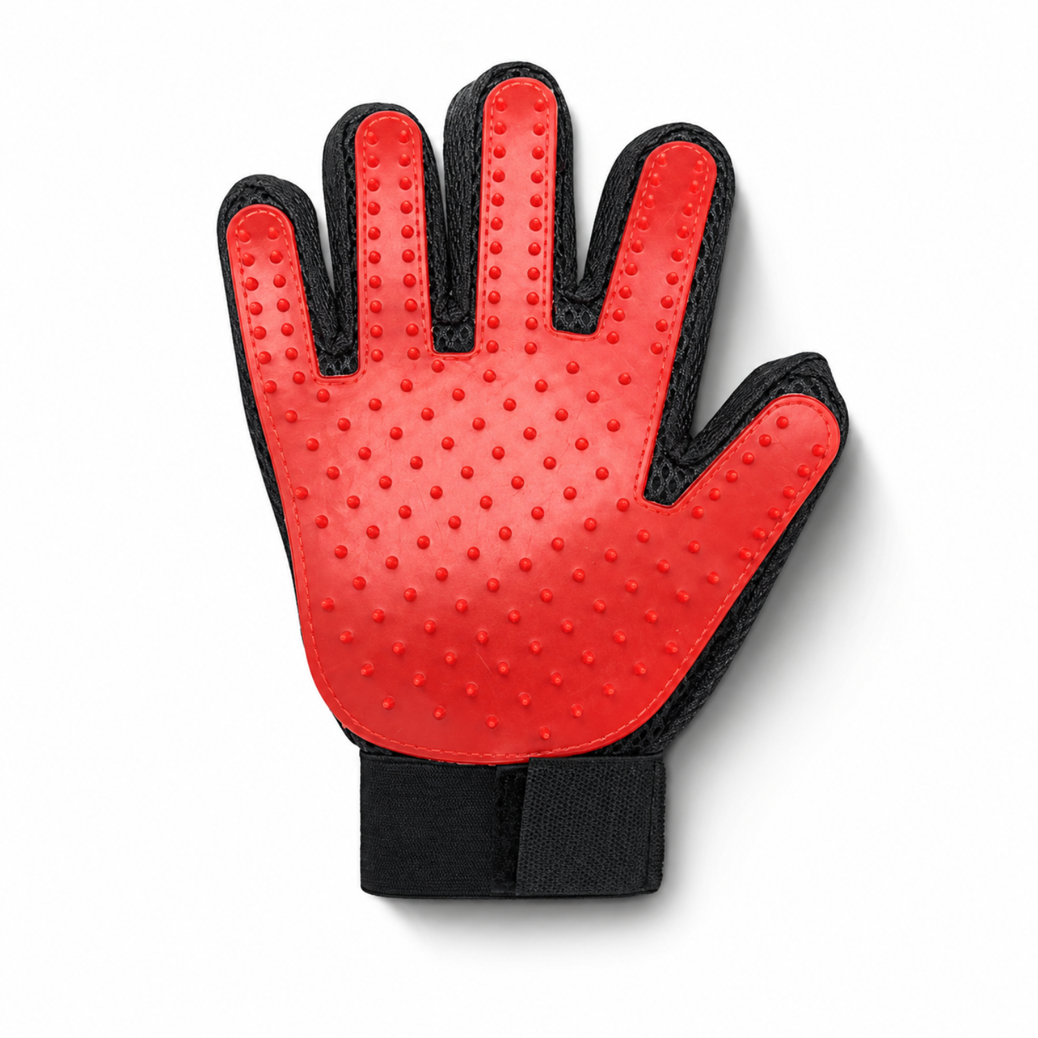 Cepillo Guantes Rojo Fondo blanco | Disparo.cl