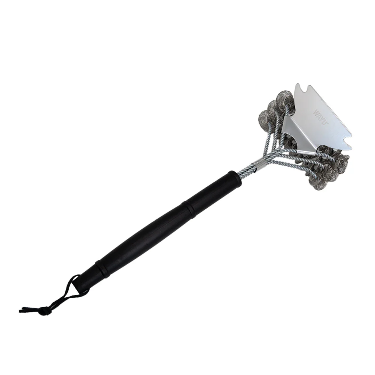 Cepillo de Parrilla Acero Inoxidable 45cm Asado Wayu | Disparo.cl