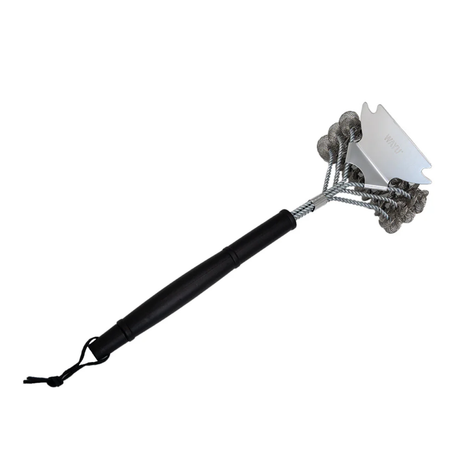 Cepillo de Parrilla Acero Inoxidable 45cm Asado Wayu | Disparo.cl