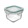 Contenedor Hermetico Allegra Vidrio 210mL Cuadrado Cocina | Disparo.cl
