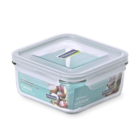 contenedor de vidrio cuadrado hermético Glasslock Classic 1200 ml