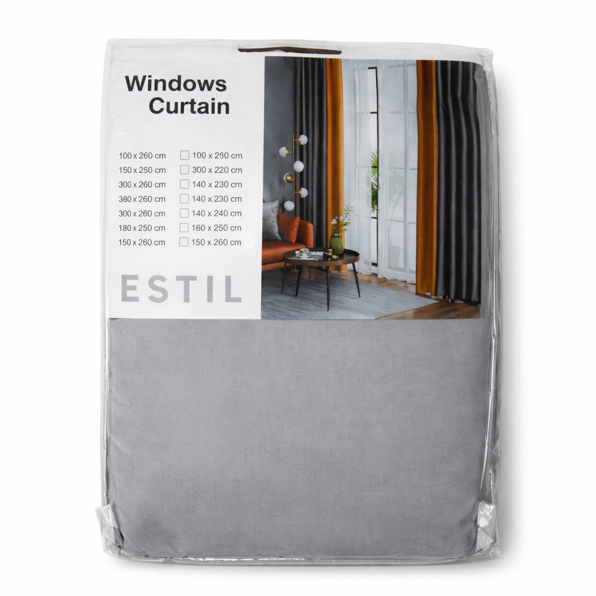 Cortinas 140x230cm 2 Paños Decorativas Ventana | Disparo.cl