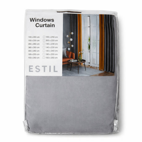 Cortinas 140x230cm 2 Paños Decorativas Ventana | Disparo.cl