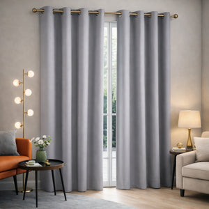 Cortinas 140x230cm 2 Paños Decorativas Ventana | Disparo.cl