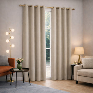 Cortinas 140x230cm 2 Paños Decorativas Ventana | Disparo.cl