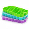 Cubetera 37 Hielos de Silicona con Tapa
