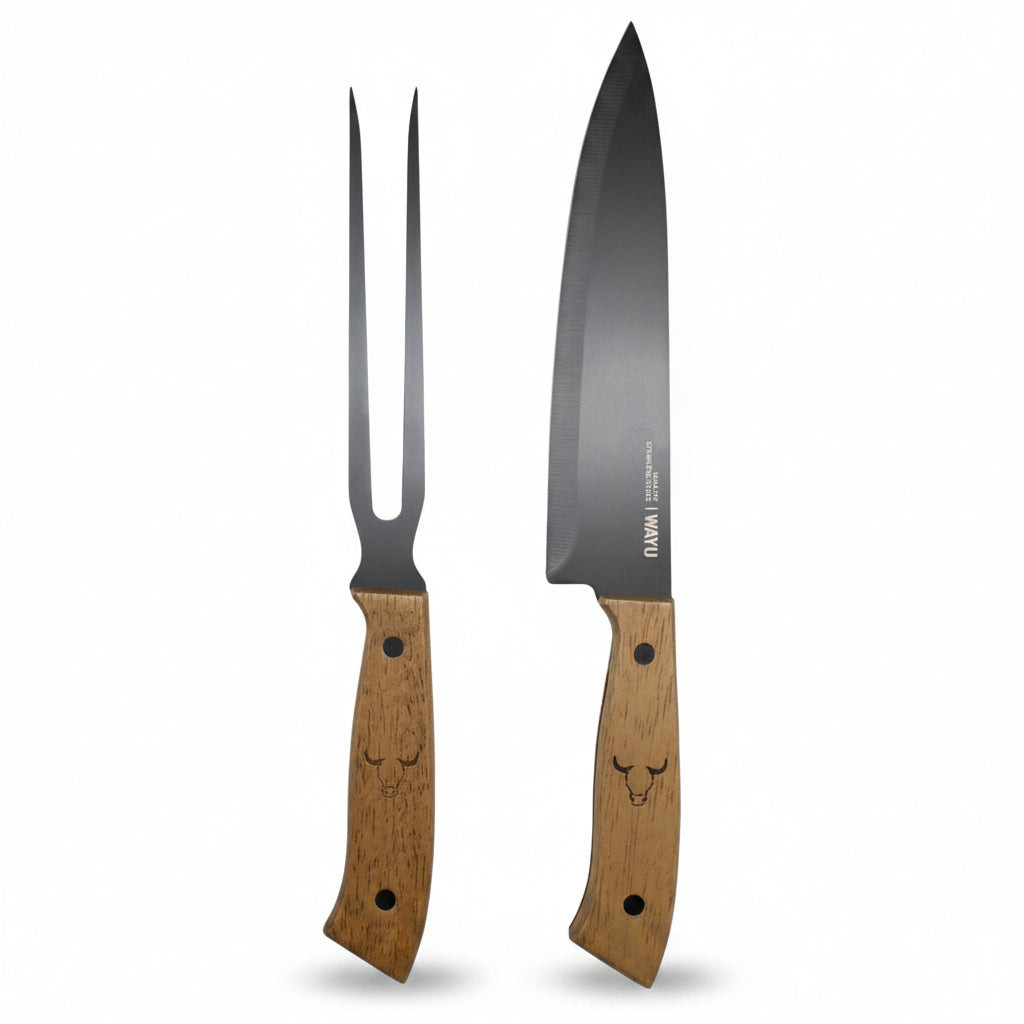 Cuchillo Tenedor PRM Acero Inoxidable Wayu | Disparo.cl