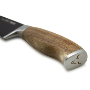 Cuchillo Wayu Premium 33cm Profesional Asado Parrilla Cocina zoom mango fondo blanco