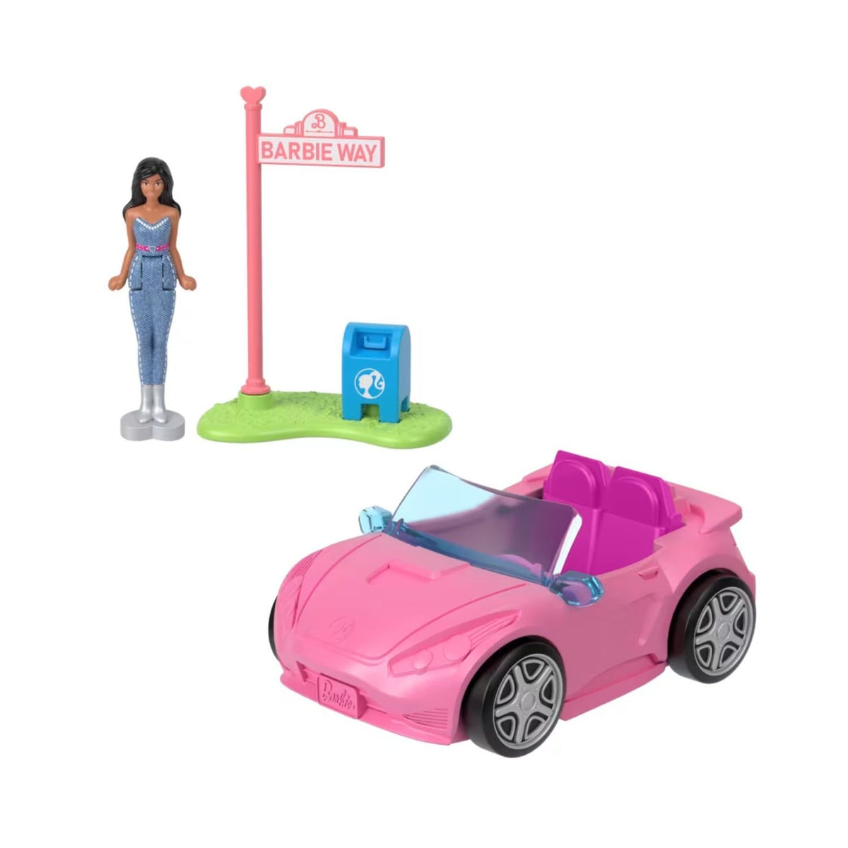 Barbie Vehiculo Deportivo Muñeca Sorpresa Barbieland Mattel