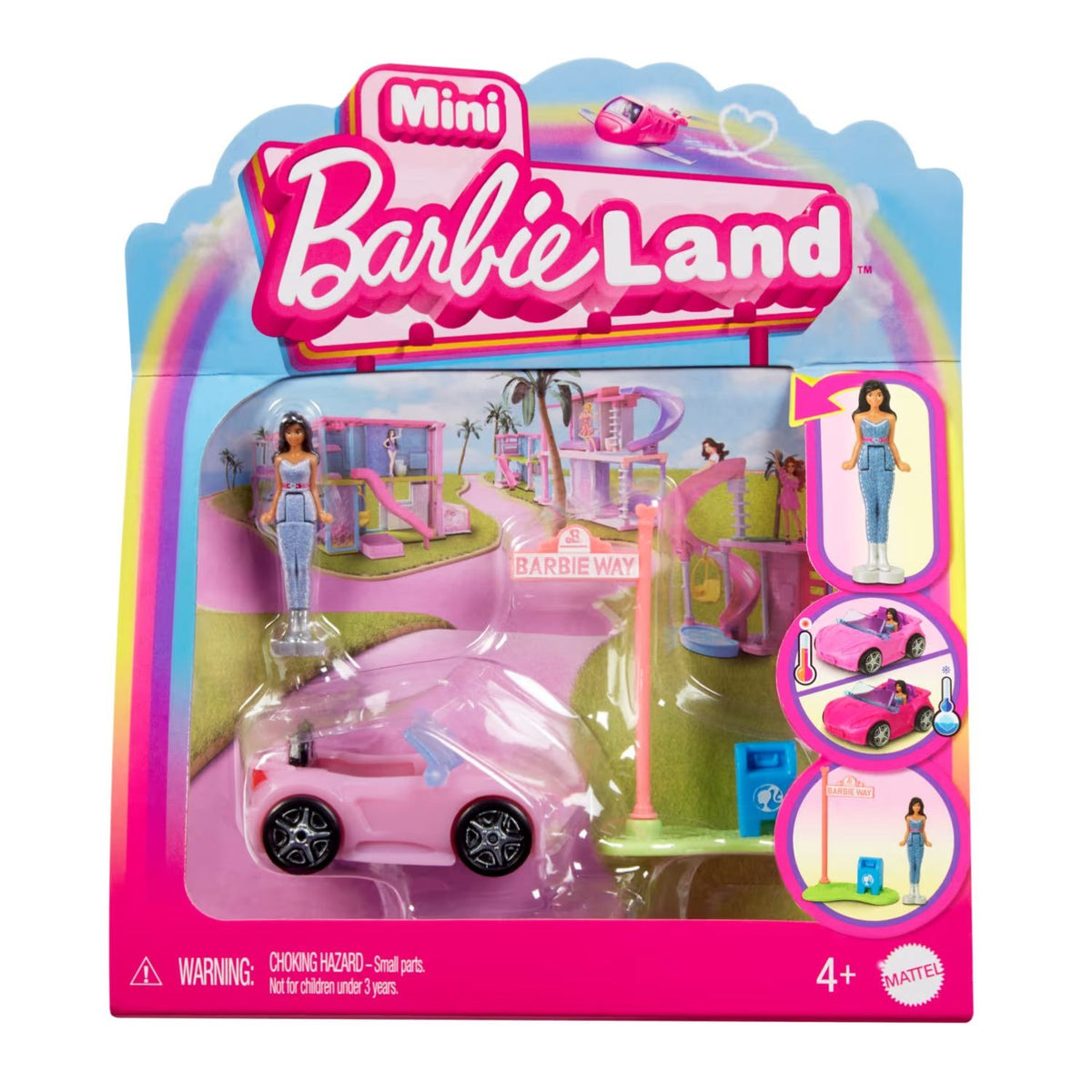 Barbie Vehiculo Deportivo Muñeca Sorpresa Barbieland Mattel