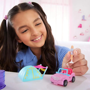 Barbie Vehiculo Carro Muñeca Sorpresa Barbieland Mattel