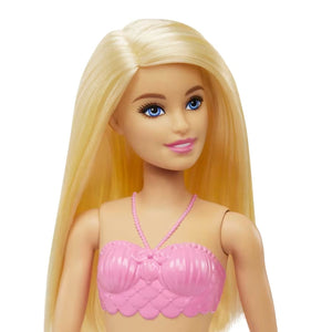 Barbie Muñeca Sirena Rubia Fantasia De Plastico Mattel