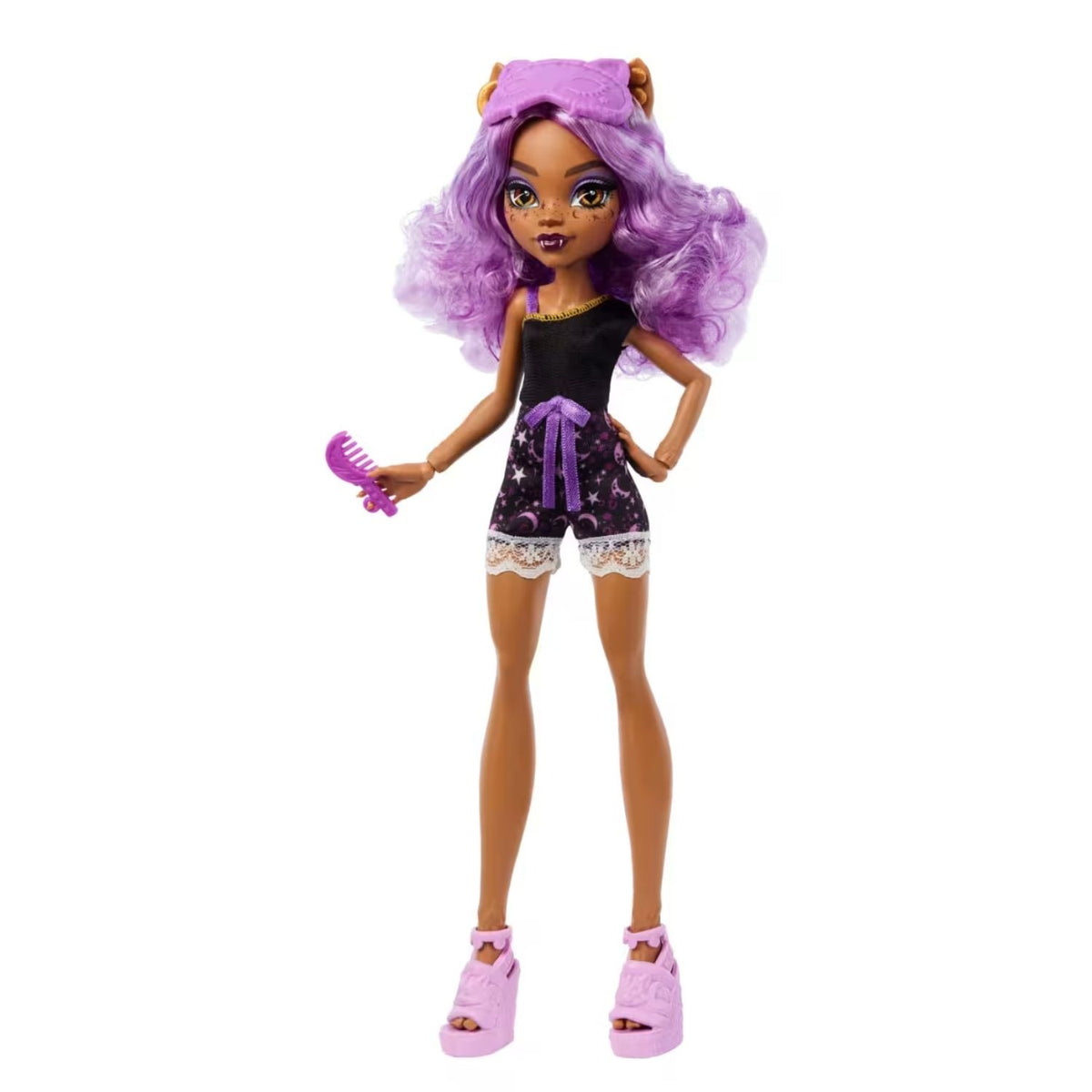 Muñeca Clawdeen Monster High Pijamas Monstruosas Mattel