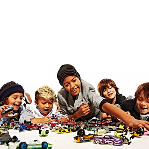 Set 5 Autos Basicos Hot Wheels Street Beasts Vehiculo Mattel