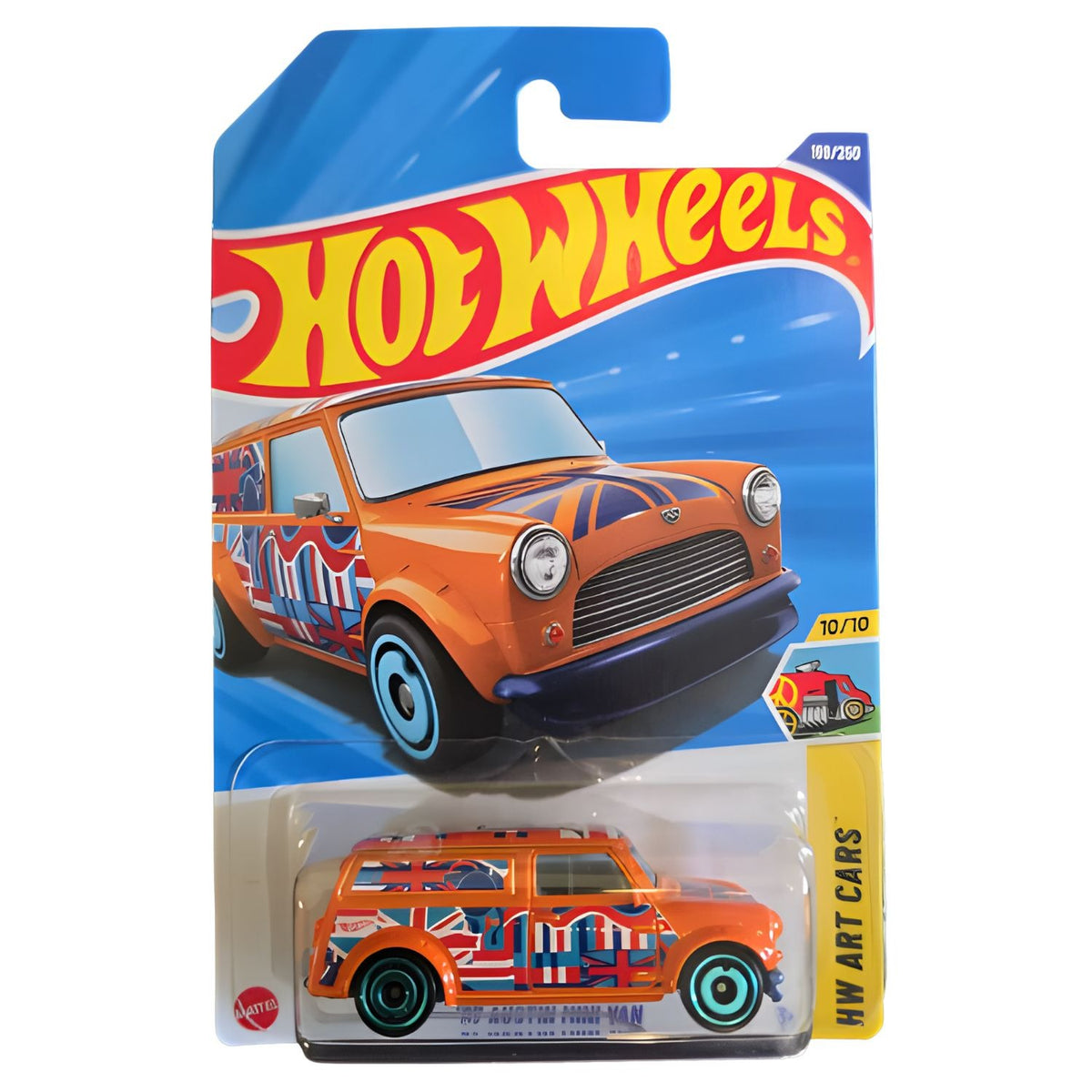Auto Hot Wheels Regular 67 Austin Mini Van Mattel 169/250
