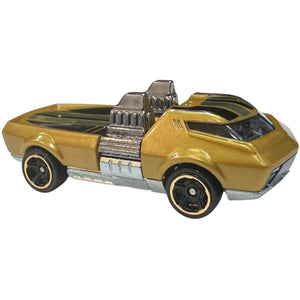 Hot Wheels Auto Twin Dorado 228/250 Juguete Mattel
