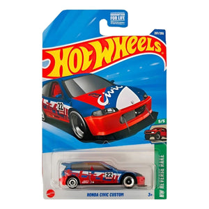 Auto Hot Wheels Regular Honda Civic Custom Mattel 201/250
