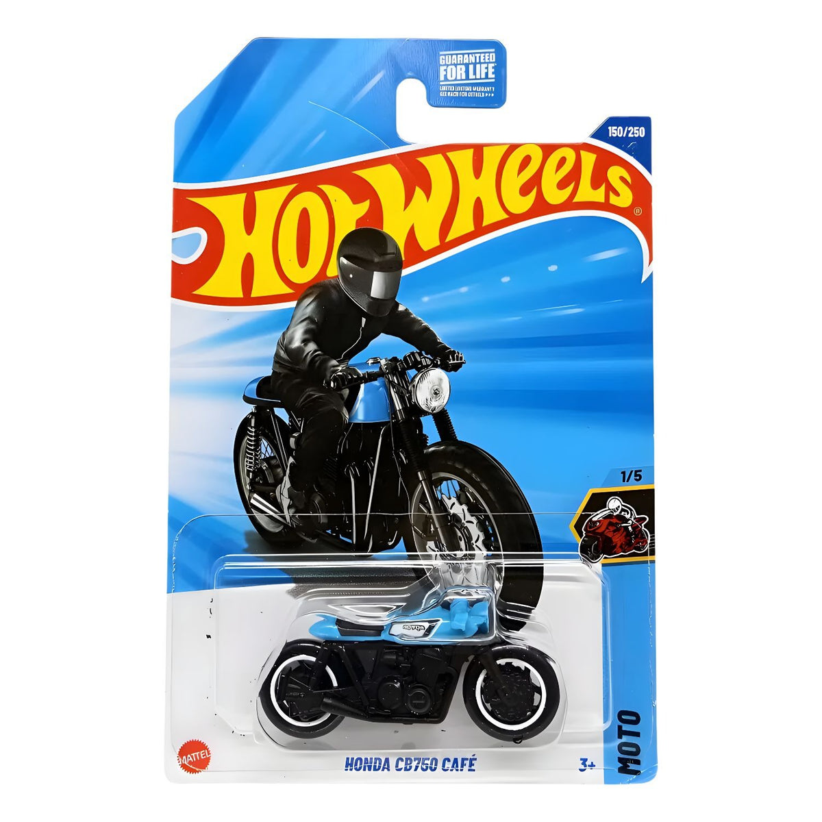 Moto Honda CB750 Cafe Hot Wheels Juguete Mattel 150/250
