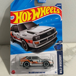 Hot Wheels Auto 84 Audi Sport Quattro 246/250 Juguete Mattel