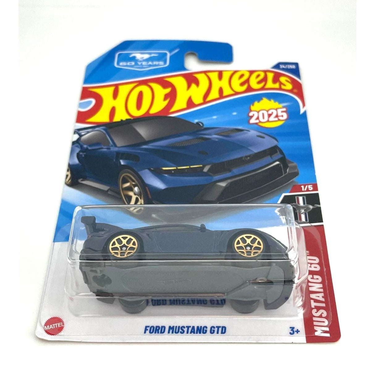 Auto Hot Wheels Regular Ford Mustang Gtd Mattel 34/250