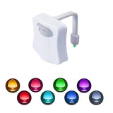 Luz Led Para Inodoro Wc Baño Con Sensor Movimiento 8 Colores. Ilumina tu baño de forma automática y divertida. ¡Compra ahora y transforma tu espacio!-1