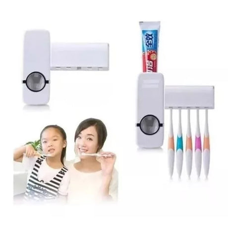 Dispensador Organizador Automático Para Pasta Dientes. Mantén tu baño ordenado y ahorra tiempo. ¡Organiza tu higiene dental hoy mismo!-1-2-1-1