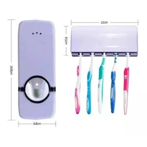 Dispensador Organizador Automático Para Pasta Dientes. Mantén tu baño ordenado y ahorra tiempo. ¡Organiza tu higiene dental hoy mismo!-1-3-1-1