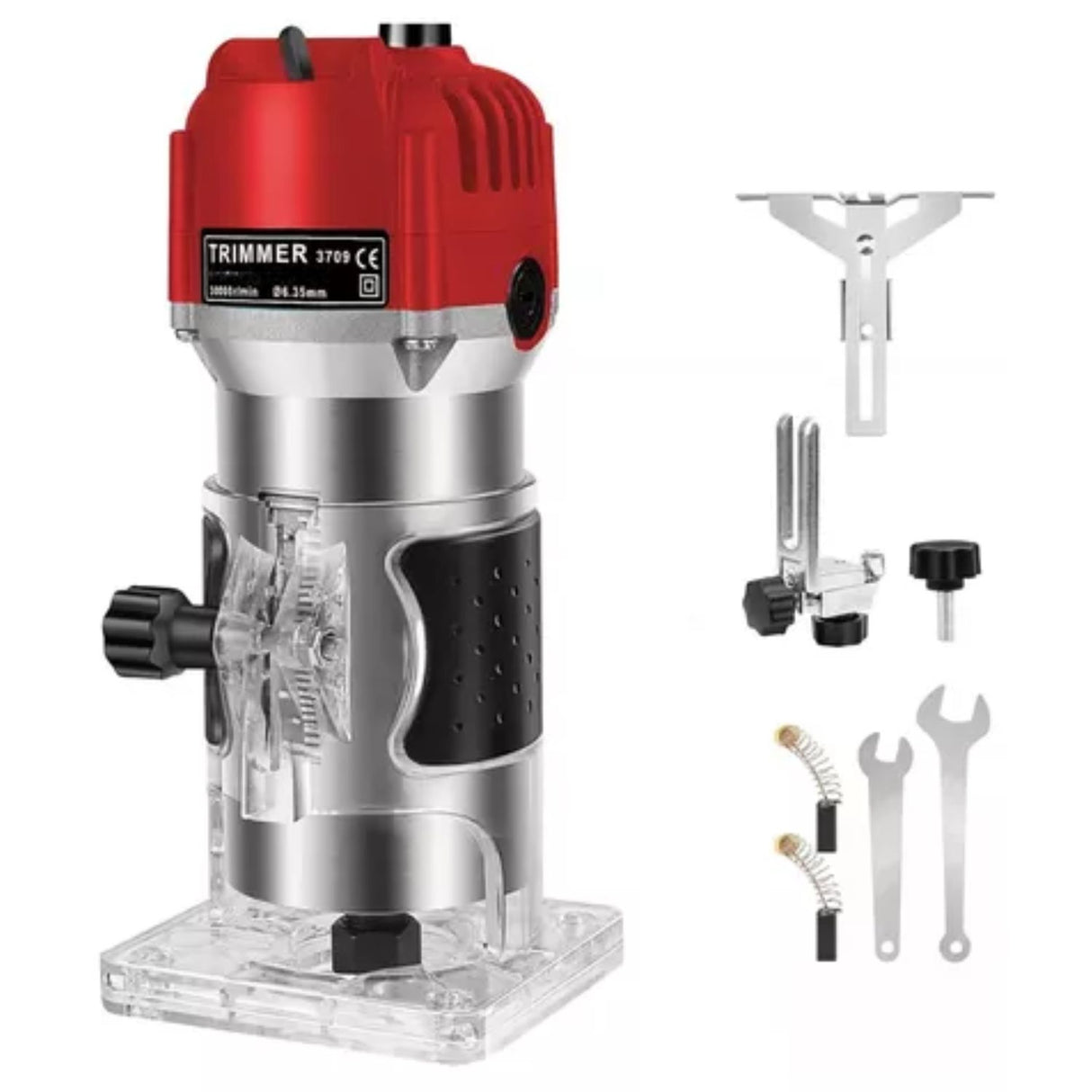 Kit Fresadora Router Tupi 33000rpm Toma Set 15 Brocas 500w. Ideal para proyectos de carpintería precisos. ¡Compra ahora y mejora tu taller!-2