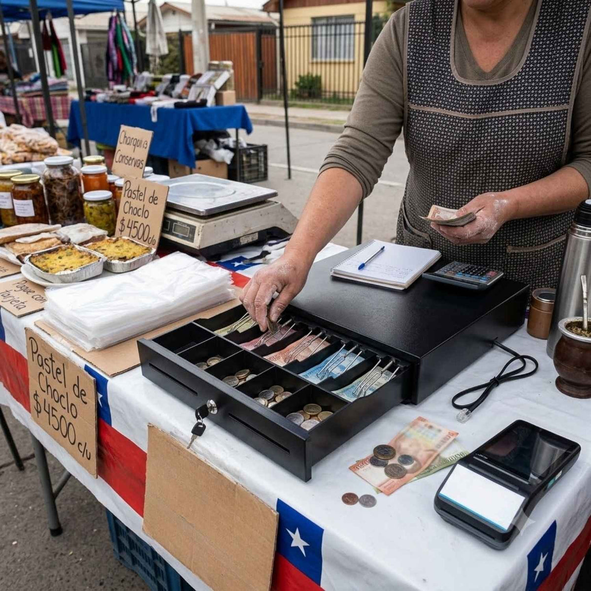 Caja Registradora Apertura Electronica 5 Billetes 5 Monedas 2 Llaves