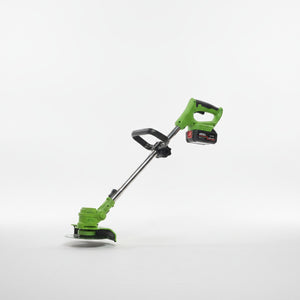 Cortador Pasto Inalámbrico 2 Baterías 48V Verde
