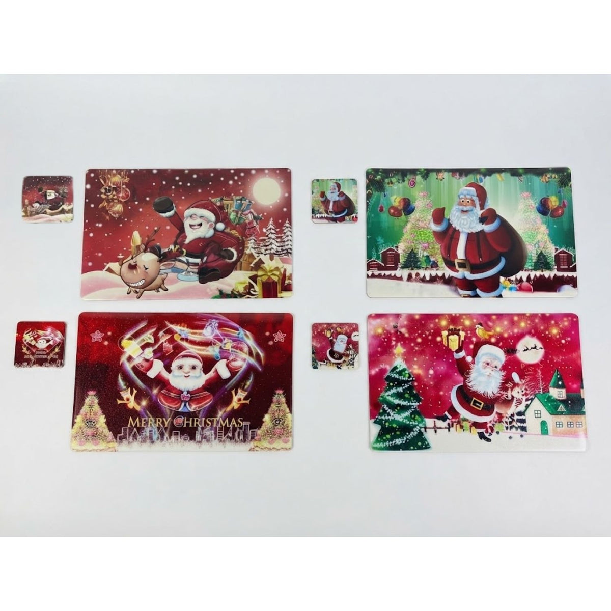 Set 6 Individuales Navidad Posavasos Eva 42cm