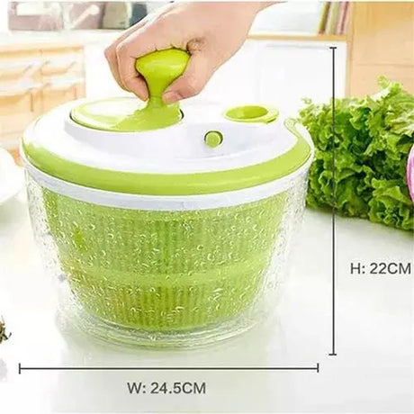 Centrifuga Secador Lechuga Frutas Verduras Verde 15cm