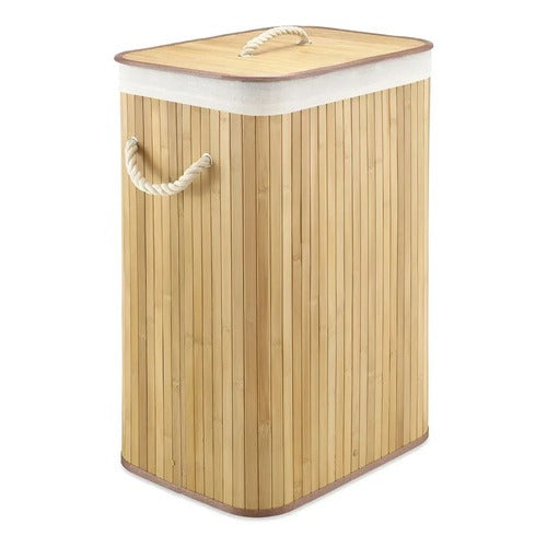 Canasto Cesta Ropa Sucia Tapa Plegable Bolsa Lavable