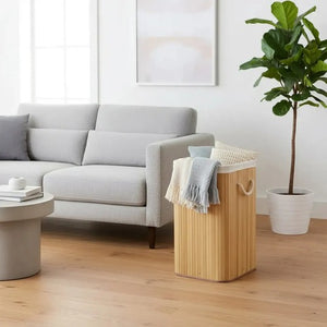 Canasto Cesta Ropa Sucia Tapa Plegable Bolsa Lavable