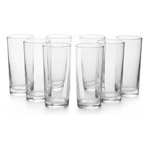 Set 6 Vasos Vidrio Atlanta 258ml Cristar Bebidas Cocteles Bl Blanco