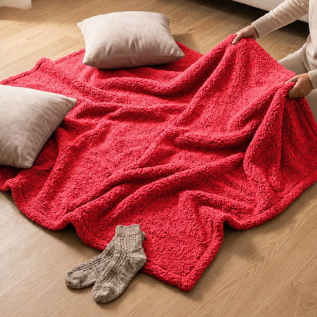 Manta Flannel Lisa Coral 127x152cm Martiné