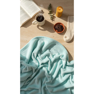 Manta Flannel Lisa Menta Martiné 127cm x 152 cm 300gr