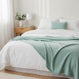 Manta Flannel Lisa Menta Martiné 127cm x 152 cm 300gr