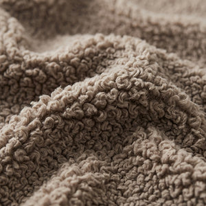 Manta Sherpa Jacquard Martiné Caramelo 127x15