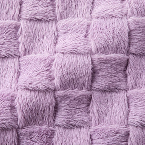 Manta Sherpa Jacquard Martiné Lila 127x152cm