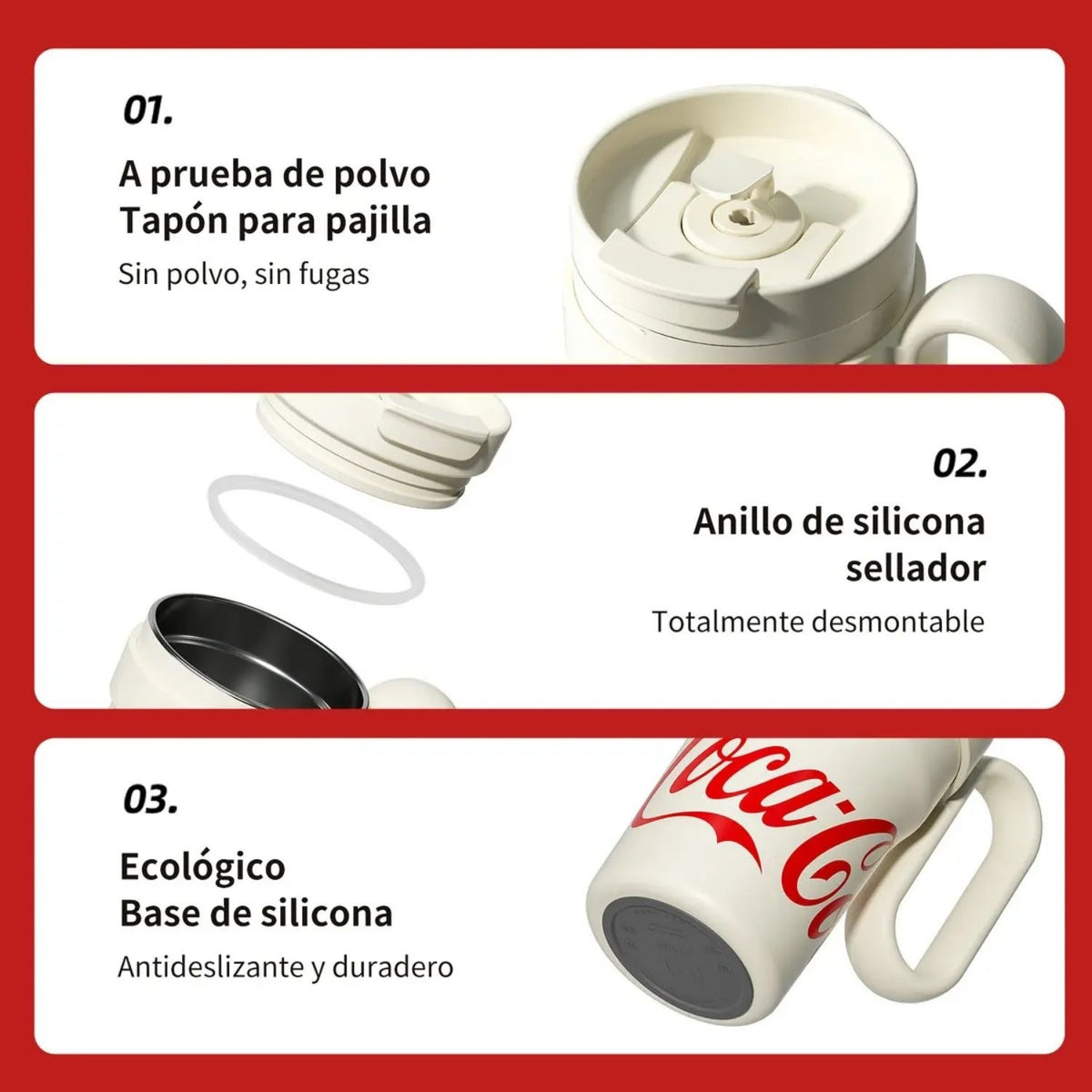 Vaso Térmico Coca-Cola Germ Mega Tumbler 1100mL