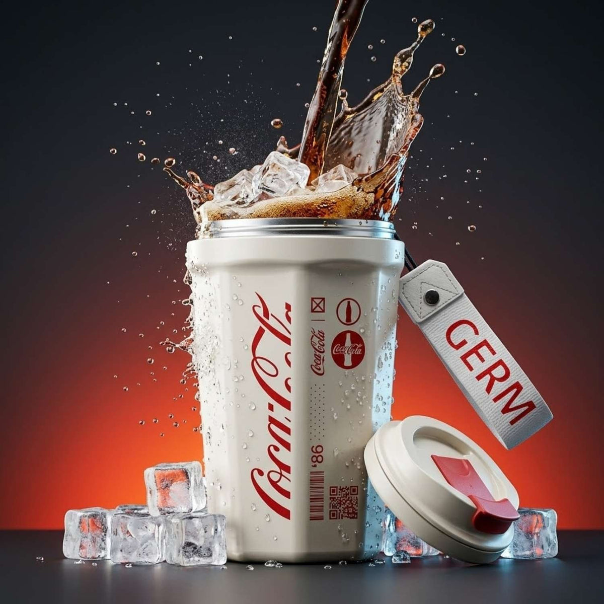 Vaso Térmico Coca Cola Diamond GERM 390mL