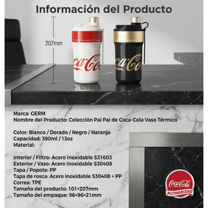 Termo Coca-Cola Germ Paipai 650ml Frío y Calor