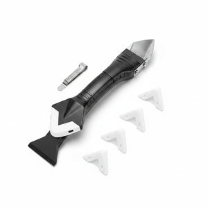 Kit Raspador Silicona 3 en 1 Removedor Sellador Silicona