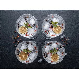 Set 4 Copas Gin Cristal Coctel Hausmann Berlin Spezial 500mL