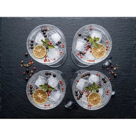 Set 4 Copas Gin Cristal Coctel Hausmann Berlin Spezial 500mL