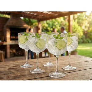 Set 4 Copas Gin Cristal Coctel Hausmann Berlin Spezial 500mL