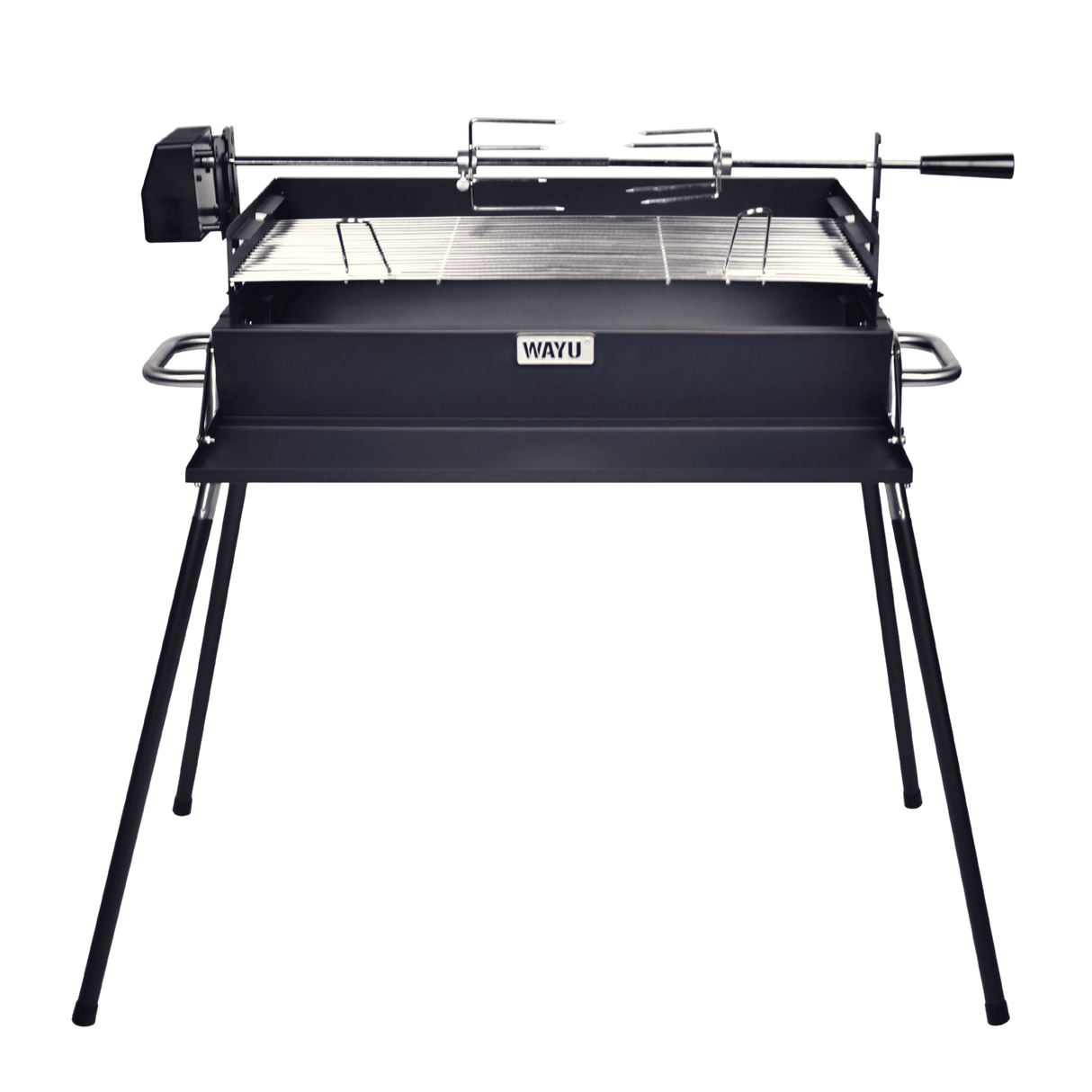Parrilla Carbon Wayu Altura Ajustable Spiedo Alta Calidad