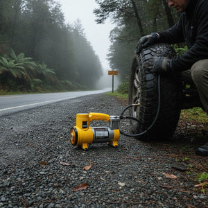Compresor Aire Inflador Portatil Auto 12V 150 PSI 35L